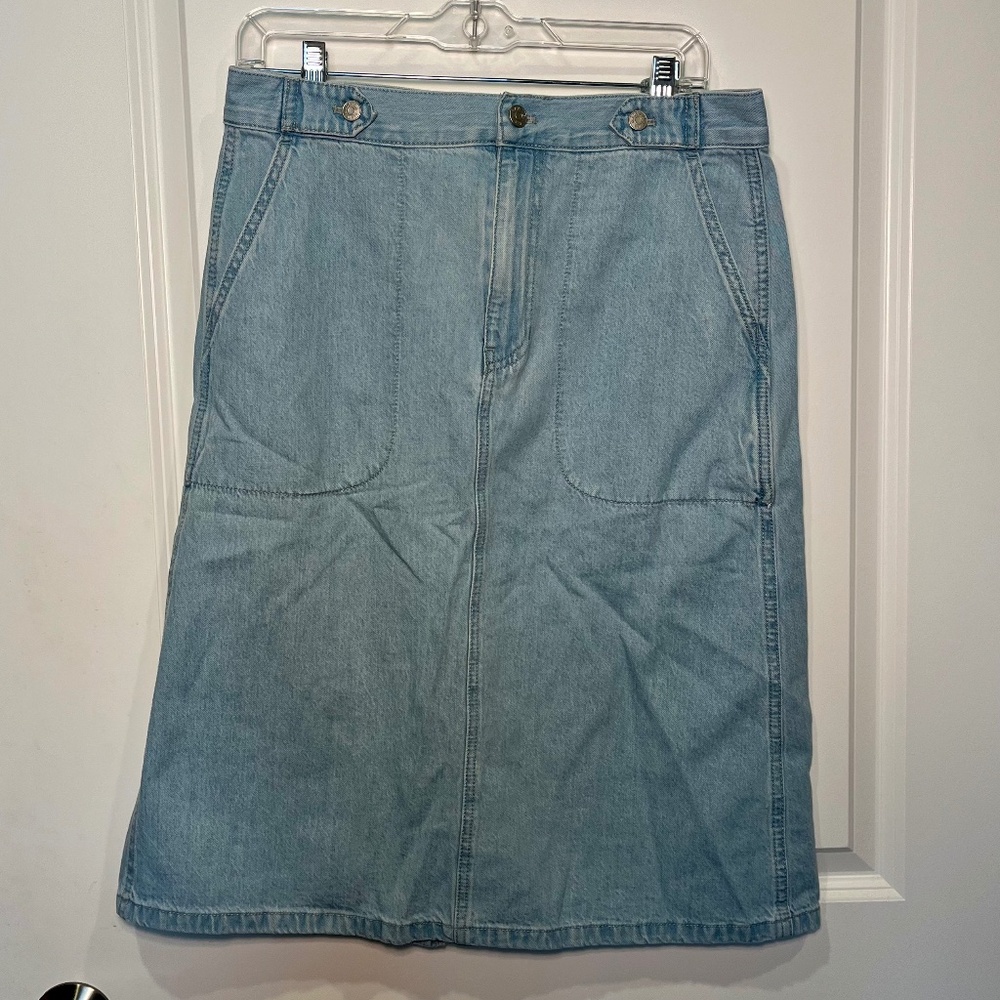 Madewell Light Wash Jean Skirt - Size 29